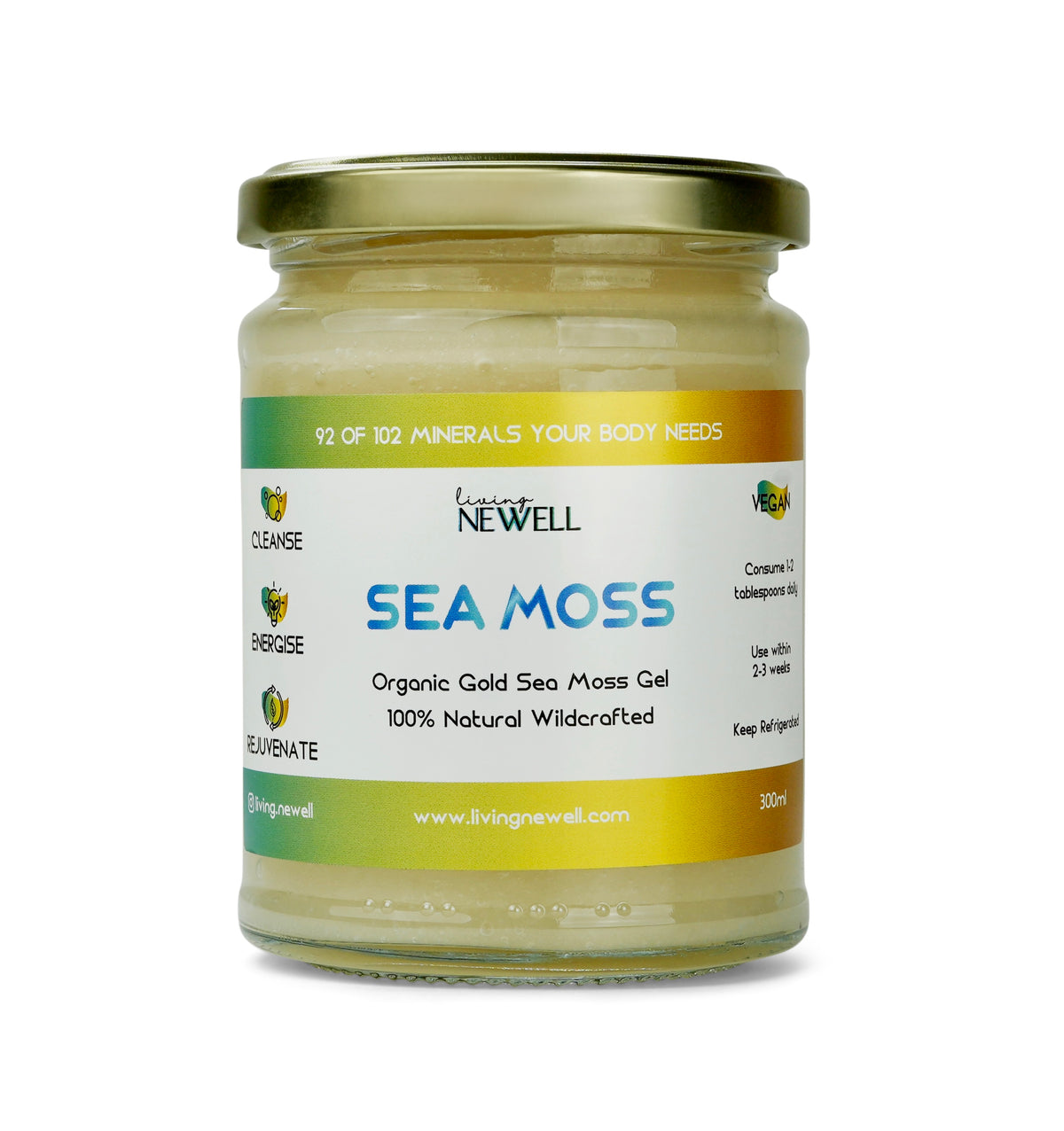 Gold Sea Moss Gel (300ml)